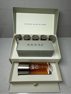 Assaf Perfume set, the Wild Colt Bakhur Collection arrogate pink blue comete